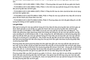 Tiêu chuẩn quốc gia TCVN 9800-2:2013 (ISO 4869-2:1994) về Âm học - Thiết bị bảo vệ thính giác - Phần 2: ước tính các mức áp suất âm trọng số A hữu hiệu khi đeo thiết bị bảo vệ thính giác