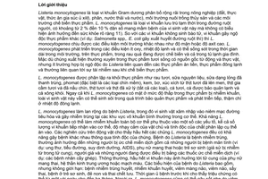 Tiêu chuẩn Việt Nam TCVN 9778:2013 (CAC/GL 61-2007, SỬA ĐỔI 2009) về Hướng dẫn áp dụng các nguyên tắc chung về vệ sinh thực phẩm để kiểm soát Listeria onocytogenes trong thực phẩm