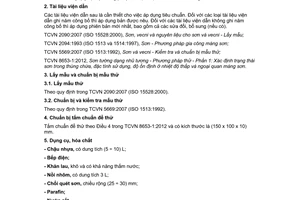Tiêu chuẩn quốc gia TCVN 8653-2:2012 về Sơn tường dạng nhũ tương - Phương pháp thử - Phần 2: Xác định độ bền nước của màng sơn