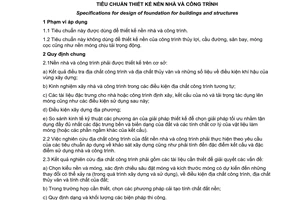 Tiêu chuẩn quốc gia TCVN 9362:2012 về Tiêu chuẩn thiết kế nền nhà và công trình
