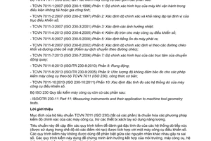 Tiêu chuẩn quốc gia TCVN 7011-10:2013 (ISO 230-10:2011) về Quy tắc kiểm máy công cụ - Phần 10: Xác định đặc tính đo hệ thống dò của máy công cụ điều khiển số