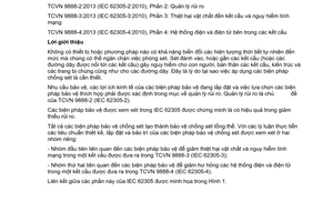 Tiêu chuẩn quốc gia TCVN 9888-1:2013 (IEC 62305-1:2010) về Bảo vệ chống sét - Phần 1: Nguyên tắc chung