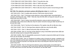 Tiêu chuẩn Việt Nam TCVN 7568-2:2013 (ISO 7240-2:2003) về Hệ thống báo cháy - Phần 2: Trung tâm báo cháy