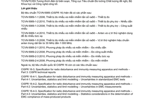 Tiêu chuẩn quốc gia TCVN6989-1-4:2010 (CISPR 16-1-4:2010) về Yêu cầu kỹ thuật đối với thiết bị đo và phương pháp đo nhiễu và miễn nhiễm tần số rađiô - Phần 1-4: Thiết bị đo nhiễu và miễn nhiễm tần số rađiô - Anten và vị trí thử nghiệm dùng để đo nhiễu bức xạ