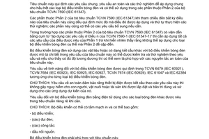 Tiêu chuẩn quốc gia TCVN 7590-1:2010 (IEC 61347-1:2007) về Bộ điều khiển bóng đèn - Phần 1: Yêu cầu chung và yêu cầu an toàn