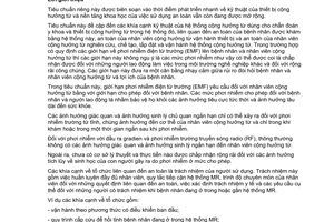 Tiêu chuẩn quốc gia TCVN 7303-2-33:2010 (IEC 60601-2-33:2008) về Thiết bị điện y tế - Phần 2-33: Yêu cầu riêng về an toàn của thiết bị cộng hưởng từ dùng trong chẩn đoán y khoa