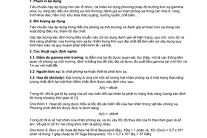 Tiêu chuẩn quốc gia TCVN 9414:2012 về Điều tra, đánh giá địa chất môi trường - Phương pháp Gamma