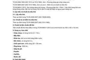 Tiêu chuẩn quốc gia TCVN 8653-3 : 2012 về Sơn tường dạng nhũ tương - Phương pháp thử - Phần 3: Xác định độ bền kiềm của màng sơn