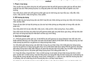 Tiêu chuẩn quốc gia TCVN 9420:2012 về Điều tra, đánh giá và thăm dò khoáng sản - Phương pháp phổ Gamma phông thấp