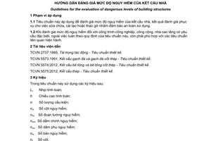 Tiêu chuẩn quốc gia TCVN 9381:2012 về Hướng dẫn đánh giá mức độ nguy hiểm của kết cấu nhà