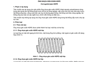 Tiêu chuẩn quốc gia TCVN 9070:2012 về Ống nhựa gân xoắn HDPE