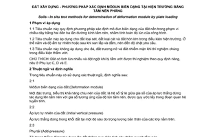 Tiêu chuẩn quốc gia TCVN 9354:2012 về Đất xây dựng - Phương pháp xác định môđun biến dạng tại hiện trường bằng tấm nén phẳng