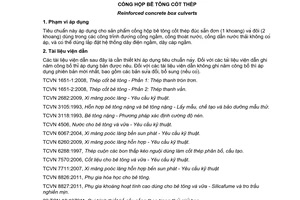 Tiêu chuẩn quốc gia TCVN 9116:2012 về Cống hộp bê tông cốt thép