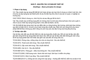 Tiêu chuẩn quốc gia TCVN 4451:2012 về Nhà ở - Nguyên tắc cơ bản để thiết kế