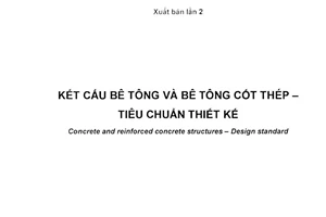 Tiêu chuẩn quốc gia TCVN 5574:2012 về Kết cấu bê tông và bê tông cốt thép - Tiêu chuẩn thiết kế