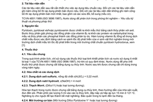 Tiêu chuẩn quốc gia TCVN 8976:2011 (EN 14166 : 2009) về Thực phẩm - Xác định vitamin B6 bằng phép thử vi sinh