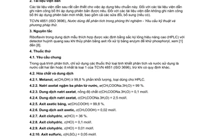 Tiêu chuẩn quốc gia TCVN 8975:2011 (EN 14152 : 2003, đính chính kỹ thuật 2005) về Thực phẩm - Xác định vitamin B2 bằng sắc ký lỏng hiệu năng cao (HPLC)