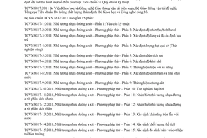 Tiêu chuẩn quốc gia TCVN 8817-13:2011 về Nhũ tương nhựa đường axit - Phương pháp thử - Phần 13: Xác định khả năng trộn lẫn với nước