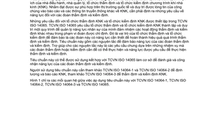 Tiêu chuẩn quốc gia TCVN ISO 14066:2011 (ISO 14066:2011) về Khí nhà kính - Yêu cầu năng lực đối với đoàn thẩm định và đoàn kiểm định khí nhà kính