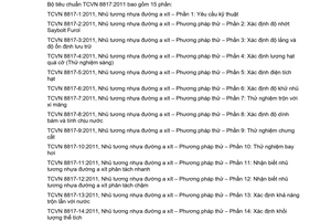 Tiêu chuẩn quốc gia TCVN 8817-2:2011 về Nhũ tương nhựa đường axit - Phương pháp thử - Phần 2: Xác định độ nhớt Saybolt Furol