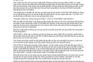 Tiêu chuẩn quốc gia TCVN 5699-2-103:2011 (IEC 60335-2-103:2011) về Thiết bị điện gia dụng và thiết bị điện tương tự - An toàn – Phần 2-103: Yêu cầu cụ thể đối với bộ truyền động dùng cho cổng, cửa và cửa sổ