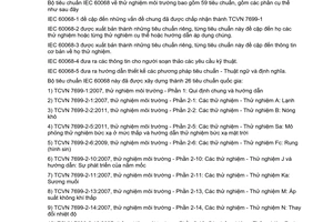 Tiêu chuẩn quốc gia TCVN7699-2-75:2011 (IEC 60068-2-75:1997) về Thử nghiệm môi trường - Phần 2-75: Các thử nghiệm - Thử nghiệm Eh: Thử nghiệm búa