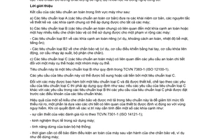 Tiêu chuẩn quốc gia TCVN 7386:2011 (ISO 13855:2010) về An toàn máy – Định vị che chắn bảo vệ đối với tốc độ tiếp cận của các bộ phận cơ thể người