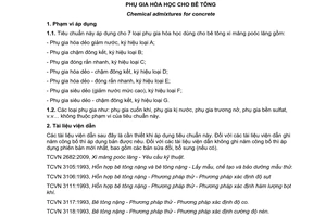 Tiêu chuẩn quốc gia TCVN 8826:2011 về Phụ gia hoá học cho bê tông