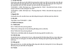 Tiêu chuẩn quốc gia TCVN 8257-3:2009 về Tấm thạch cao - Phương pháp thử - Phần 3: Xác định cường độ chịu uốn