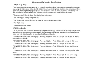 Tiêu chuẩn quốc gia TCVN 8258:2009 về Tấm xi măng sợi - Yêu cầu kỹ thuật