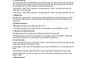 Tiêu chuẩn quốc gia TCVN 8259-7:2009 về Tấm xi măng sợi - Phương pháp thử - Phần 7: Xác định độ bền nước nóng