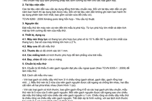 Tiêu chuẩn quốc gia TCVN 6355-2:2009 về Gạch xây - Phương pháp thử - Phần 2: Xác định cường độ nén