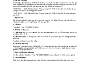 Tiêu chuẩn quốc gia TCVN 8257-6:2009 về Tấm thạch cao - Phương pháp thử - Phần 6: Xác định độ hút nước