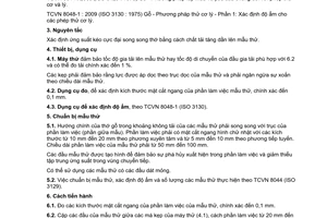 Tiêu chuẩn quốc gia TCVN 8048-6:2009 (ISO 3345 : 1975) về Gỗ - Phương pháp thử cơ lý - Phần 6: Xác định ứng suất kéo song song thớ