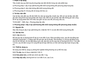 Tiêu chuẩn quốc gia TCVN 4069:2009 về Kẹo - Xác định độ ẩm