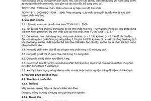 Tiêu chuẩn quốc gia TCVN 1818:2009 về Thép và gang - Xác định hàm lượng đồng - Phương pháp phân tích hóa học