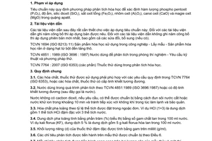 Tiêu chuẩn quốc gia TCVN 180:2009 về Quặng apatit - Phương pháp thử