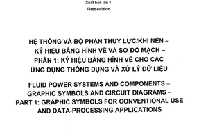 Tiêu chuẩn quốc gia TCVN 1806-1:2009 về Hệ thống và bộ phận thủy lực/khí nén - Ký hiệu bằng hình vẽ và sơ đồ mạch - Phần 1: Ký hiệu bằng hình vẽ cho các ứng dụng thông dụng và xử lý dữ liệu