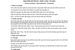 Tiêu chuẩn quốc gia TCVN 1660:2009 (ISO 4885: 1996) về Sản phẩm của hợp kim sắt - Nhiệt luyện - Từ vựng