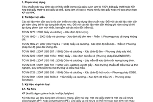 Tiêu chuẩn quốc gia TCVN 7062:2007 về Giấy làm vỏ bao xi măng