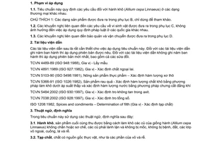 Tiêu chuẩn Việt Nam TCVN 7808:2007 (ISO 5559:1995) về hành tây khô - các yêu cầu