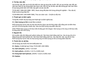 Tiêu chuẩn Việt Nam TCVN 4329:2007 (ISO 6865:2000) về thức ăn chăn nuôi - xác định hàm lượng xơ thô - phương pháp có lọc trung gian