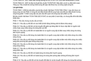 Tiêu chuẩn quốc gia TCVN 7590-2-9:2007 (IEC 61347-2-9 : 2003/Amd. 2: 2006) về Bộ điều khiển bóng đèn - Phần 2-9: Yêu cầu cụ thể đối với balát dùng cho bóng đèn phóng điện (không kể bóng đèn huỳnh quang)