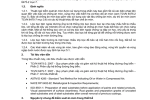 Tiêu chuẩn Việt Nam TCVN 6475-10:2007 về quy phạm phân cấp và giám sát kỹ thuật hệ thống đường ống biển – Phần 10: Chống ăn mòn và bọc gia tải