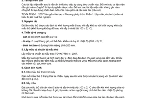 Tiêu chuẩn Việt Nam TCVN 7756-3:2007 về ván gỗ nhân tạo - Phương pháp thử - Phần 3: Xác định độ ẩm