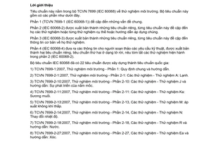 Tiêu chuẩn quốc gia TCVN 7699-2-45:2007 (IEC 60068-2-45:1980) về Thử nghiệm môi trường - Phần 2-45: Các thử nghiệm - Thử nghiệm XA và hướng dẫn: Ngâm trong dung môi làm sạch