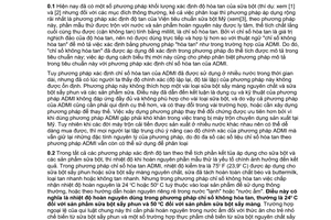 Tiêu chuẩn quốc gia TCVN 6511:2007 (ISO 8156:2005) về Sữa bột và sản phẩm sữa bột - Xác định chỉ số không hòa tan