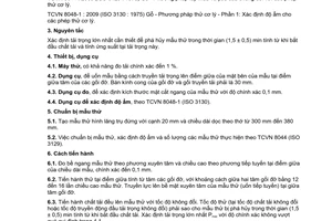 Tiêu chuẩn quốc gia TCVN 8048-3:2009 (ISO 3133 : 1975) về Gỗ - Phương pháp thử cơ lý - Phần 3: Xác định độ bền uốn tĩnh