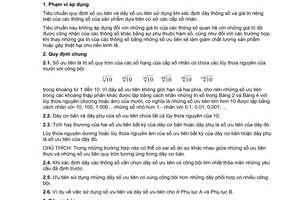 Tiêu chuẩn quốc gia TCVN 142:2009 về Số ưu tiên và dãy số ưu tiên