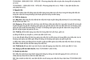 Tiêu chuẩn quốc gia TCVN 8048-4:2009 (ISO 3349:1975) về Gỗ - Phương pháp thử cơ lý - Phần 4: Xác định môđun đàn hồi uốn tĩnh